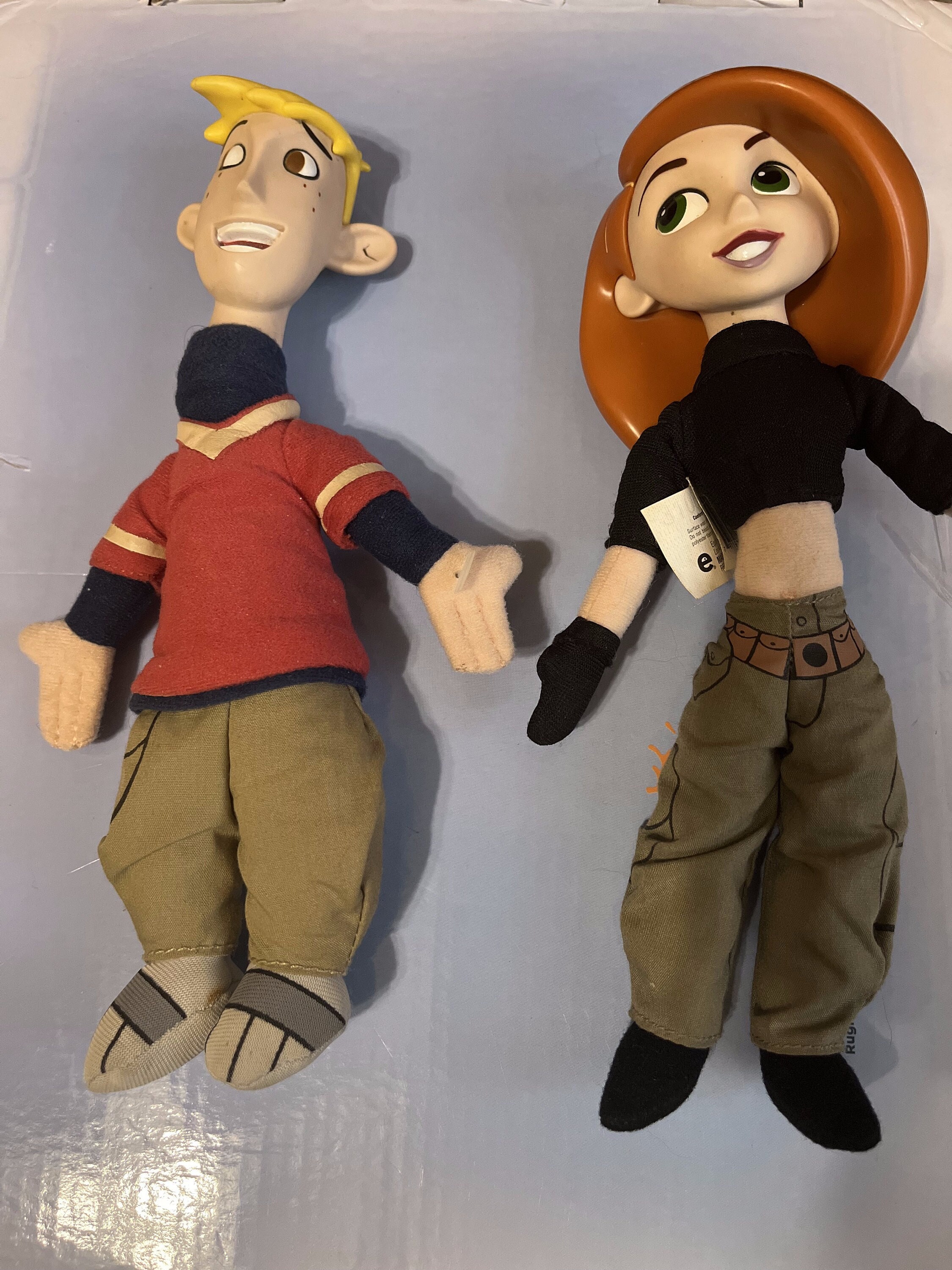 Kim Possible and Ron Stappable Bean Bag Plushies Etsy