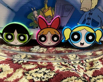 Vintage (2000) Powerpuff Girls Compact Mirror