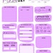 Printable Planner, Girlboss Planner, Purple Planner, Daily Organizer - Etsy