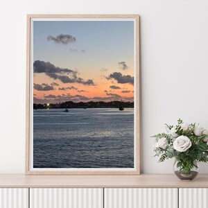 Morning View in Cozumel / Sunrise on the Caribbean Beach in Mexico Photograph / Digital Wall Art PDF for Download