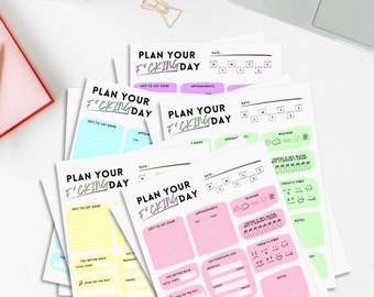 Planner Bundle, Pastel Planners, Digital Planners and Daily Organizers, Cute Planners