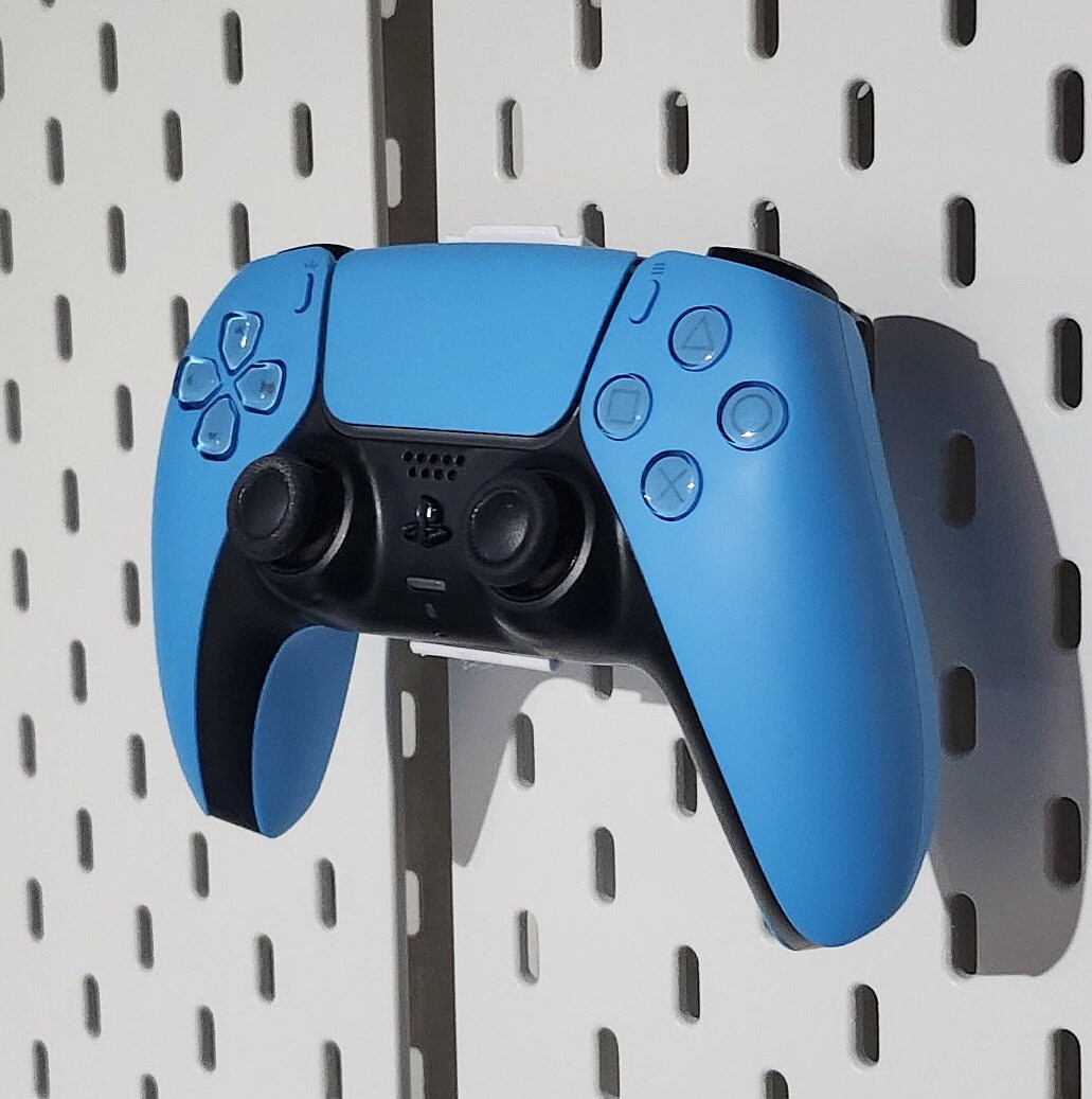 Playstation 5 Controller Mount for Ikea Skadis Pegboard Wall Organizer ...
