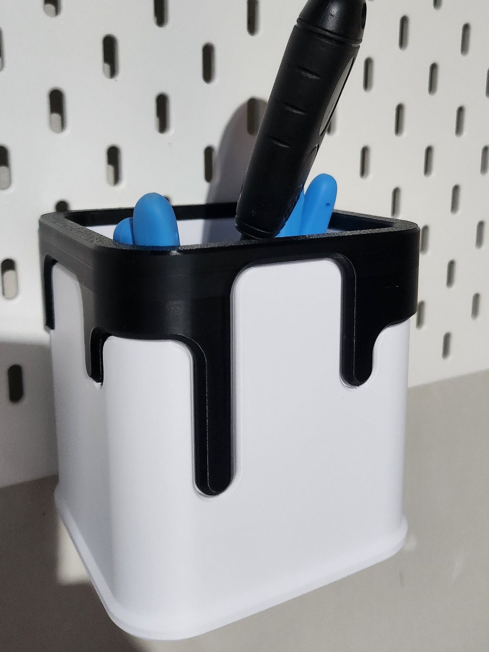 Ganci Organizer IKEA Skadis Bianchi - 5 Pezzi Per Parete, Montaggio Adesivo, Max 1 Kg