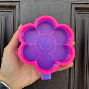 Retro Flower Freshie Mold, Flower Silicone Mold, Freshie, Freshie Silicone Molds, Silicone Molds, Molds for Freshies, Car Air Freshener Mold