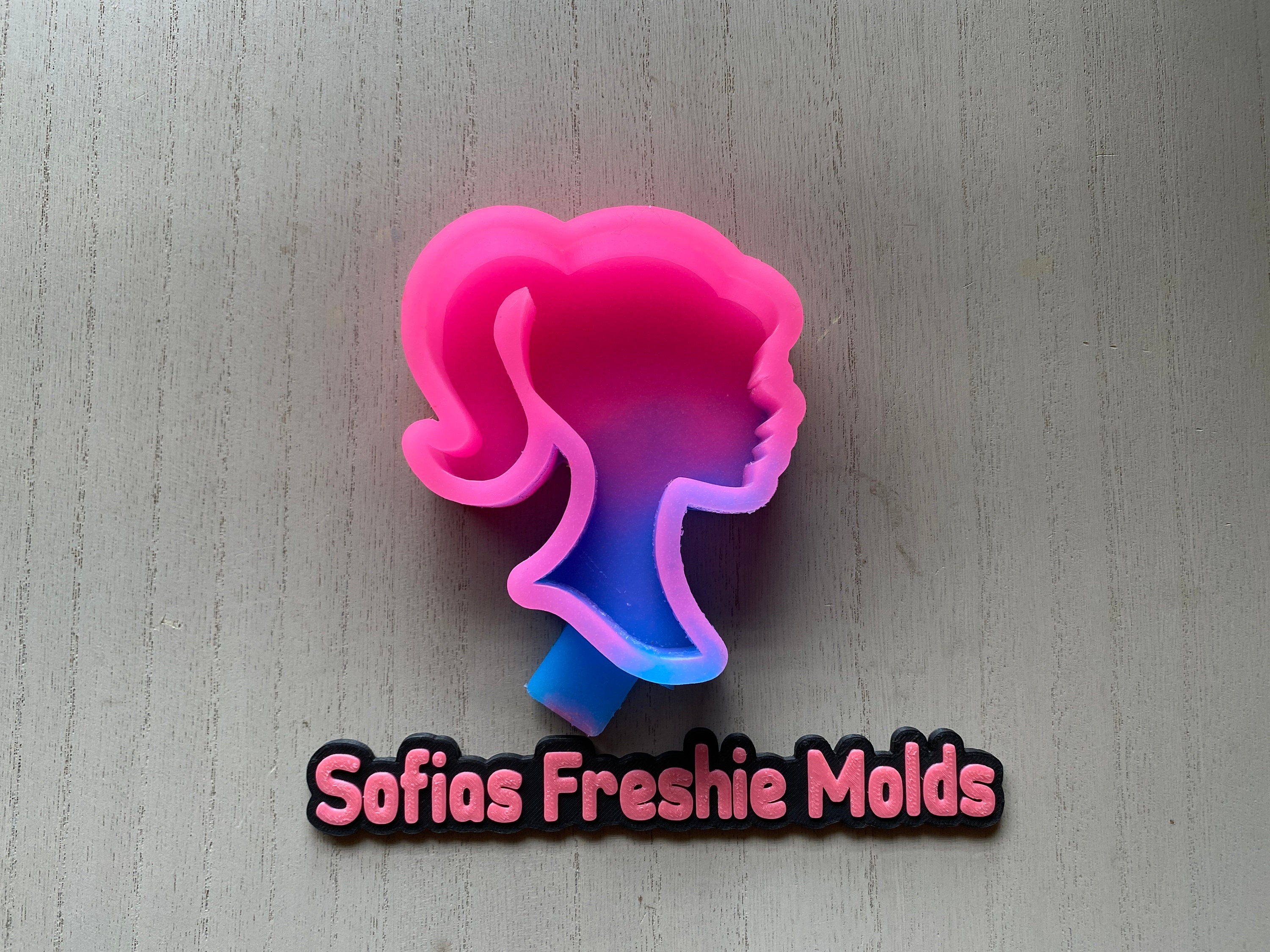 Girl Freshie Mold, Girl Silicone Mold, Freshie Silicone Molds