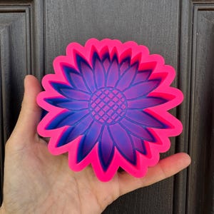 Sun Flower Freshie Mold, Flower Silicone Mold, Freshie, Freshie Silicone Molds, Silicone Molds, Molds for Freshies, Car Air Freshener, Mold