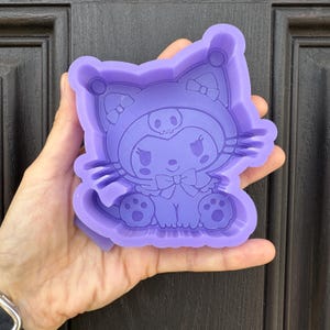 Cat Freshie Mold, Silicone Molds, Molds for Freshies, Aroma Bead Molds, Soap or Wax Mold, Freshie Mold, Cute Cat Silicone Mold, Heart Mold