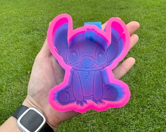 Stitch Freshie Mold, Stitch Inspired Freshie Mold, Freshie Silicone Molds, Silicone Molds, Molds for Freshies, Car Air Freshener, Freshie