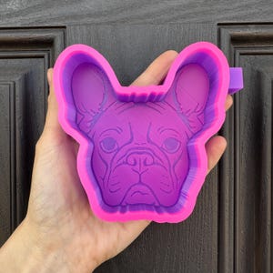 French Bulldog Freshie Mold, Dog Freshie Mold, Freshie Silicone Molds, Silicone Mold, Molds for Freshies, Car Air Freshener,Freshie Silicone