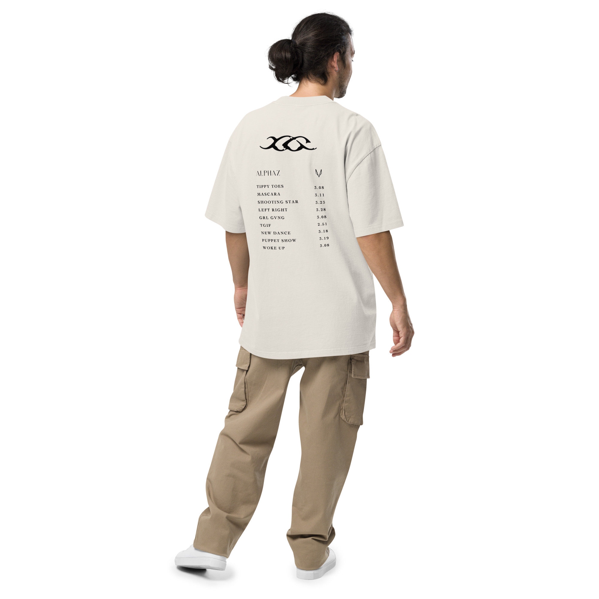 XG Discography Oversized Faded T-shirt | Kpop Shirt | XGALX