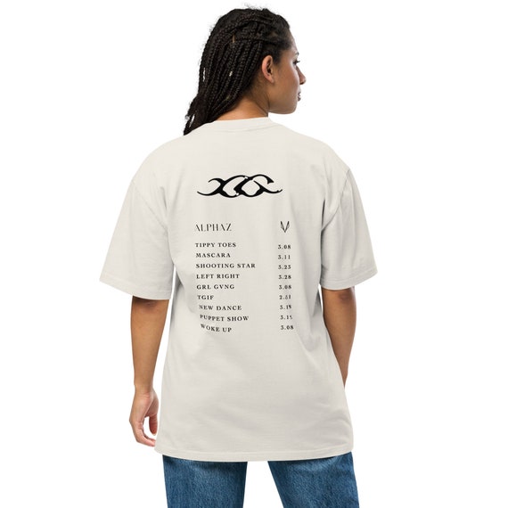 XG Discography Oversized Faded T-shirt | Kpop Shirt | XGALX