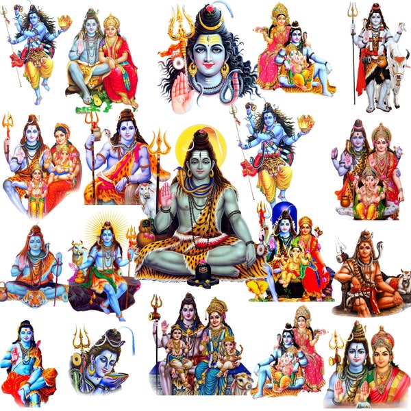 Shiva Stickers, Hindu Gods Stickers, Vinyl Stickers, laptop Stickers, Lord Shiva, Spiritual Gift