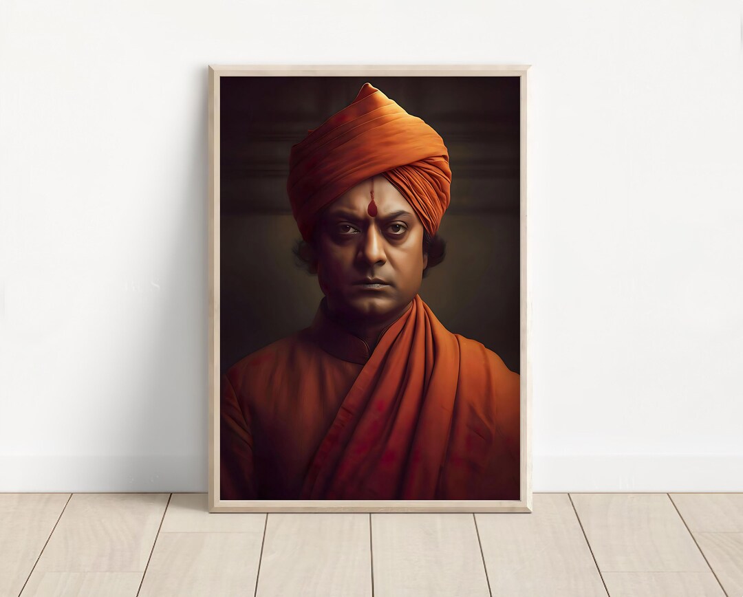Swami Vivekananda Philosopher Speaker Spiritual Guru Etsy