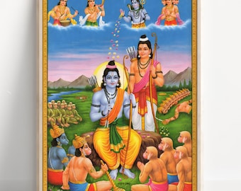 ラム、ラーマ、ラーマ神、ヒンドゥー教の神、ヒンドゥー教の神の壁