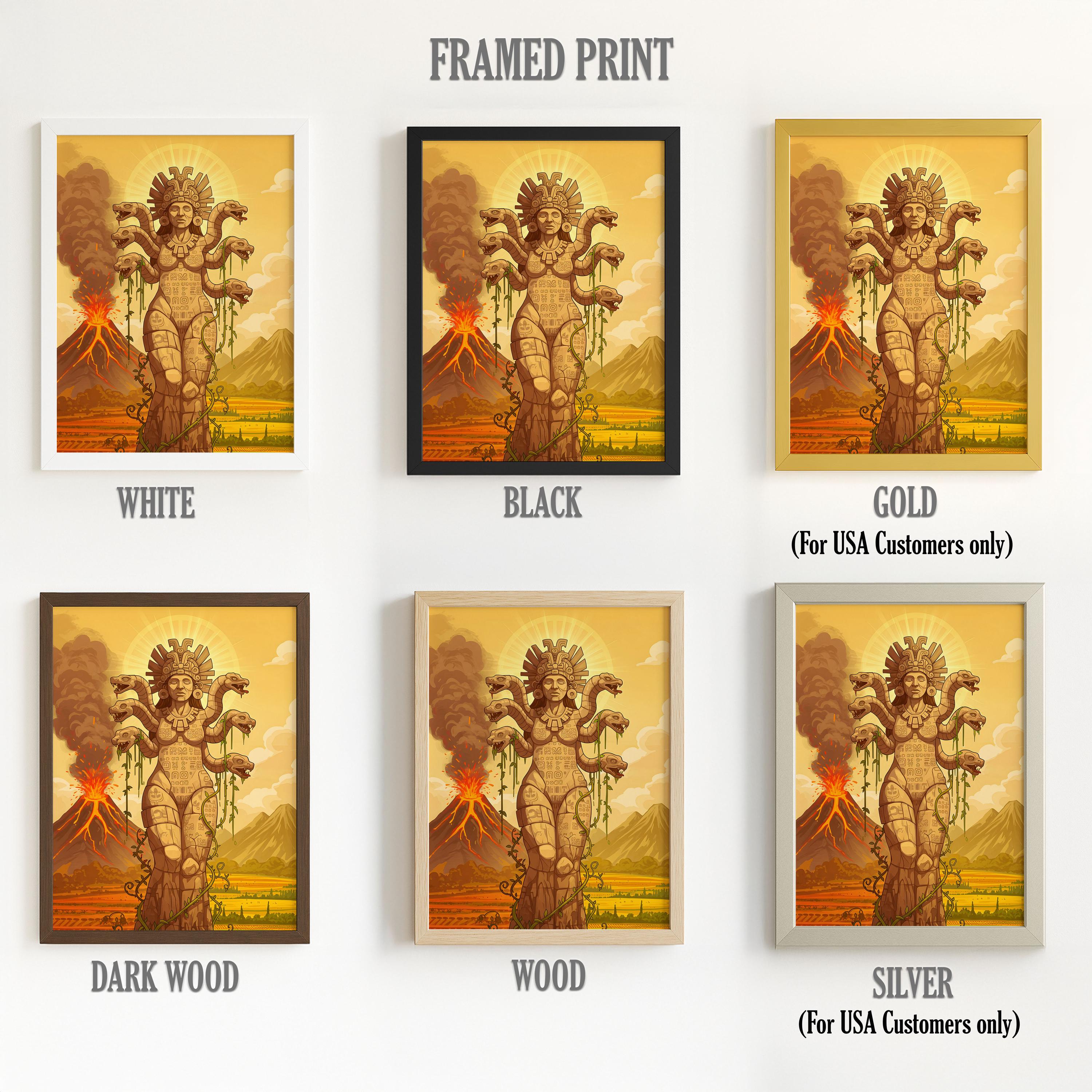 アステカの壁画、コアトリクエの芸術、アステカの地球の女神の装飾