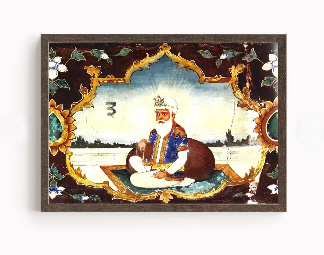 Sikh Art | Guru Amar Das | Third Sikh Guru From 1552 to 1574 | 18th ...