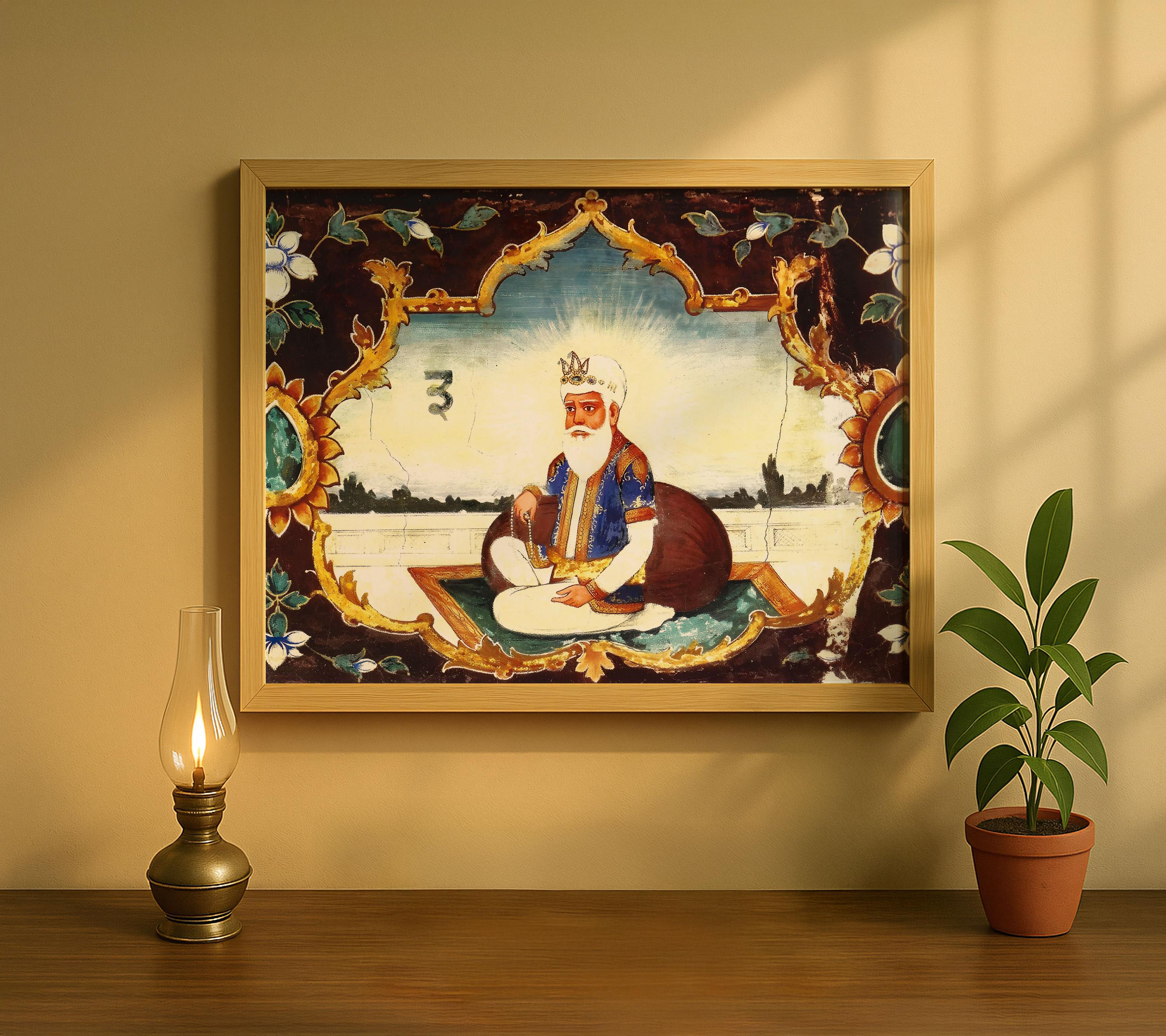 Sikh Art | Guru Amar Das | Third Sikh Guru From 1552 to 1574 | 18th ...