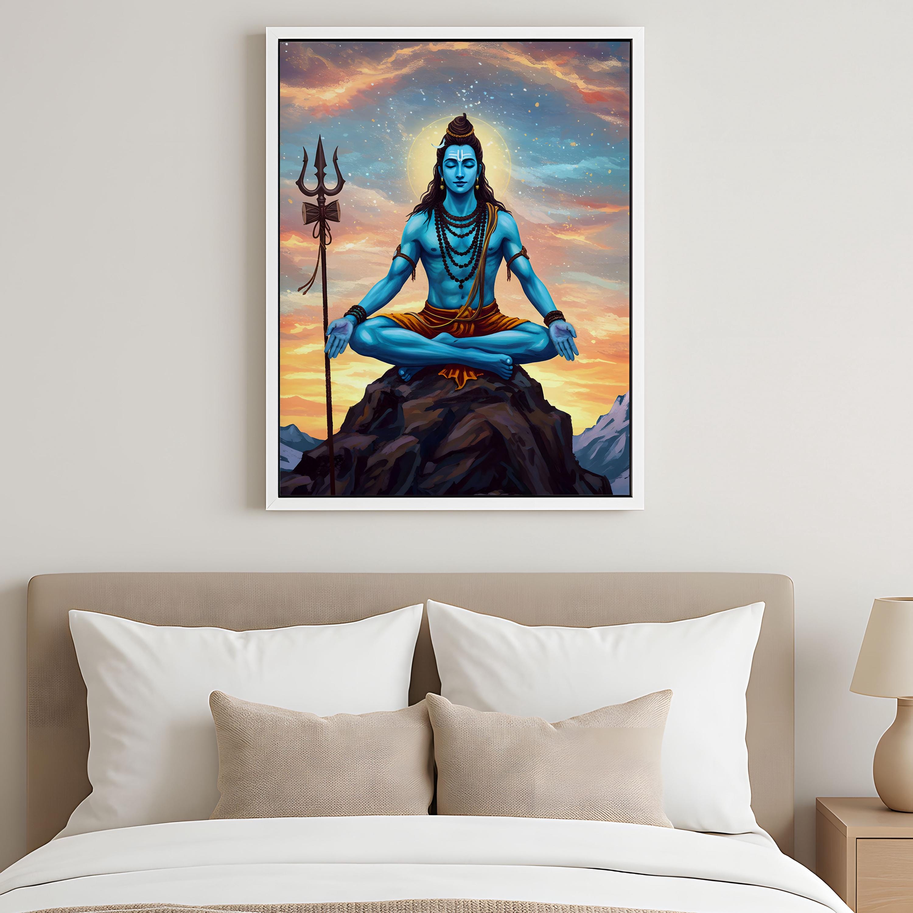 Shiva Wall Art, God Shiva, Hindu God, Shiv Art, Indian God, Shiva Wall ...
