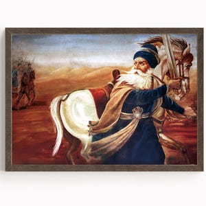 Sikh Art | Shaheed Akali Baba Deep Singh | Print | Canvas