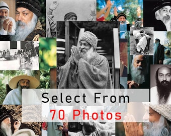 Osho Picture, Osho, Osho Bhagwan, Acharya Rajneesh, Spiritual Guru, Poster Print, Canvas