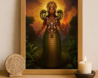 高36cm アステカ神話の地母神コアトリクエの像　インテリア　メキシコ工芸品 il_340x270.7048824185_l2gm.jpg