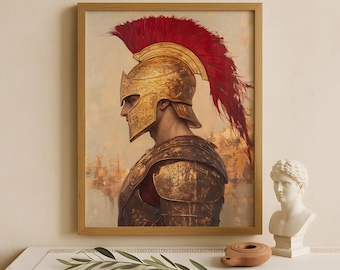 Ares Wall Art, God of War, Greek gods poster, Greek god decor, Greek gods wall art, Greek god Ares art
