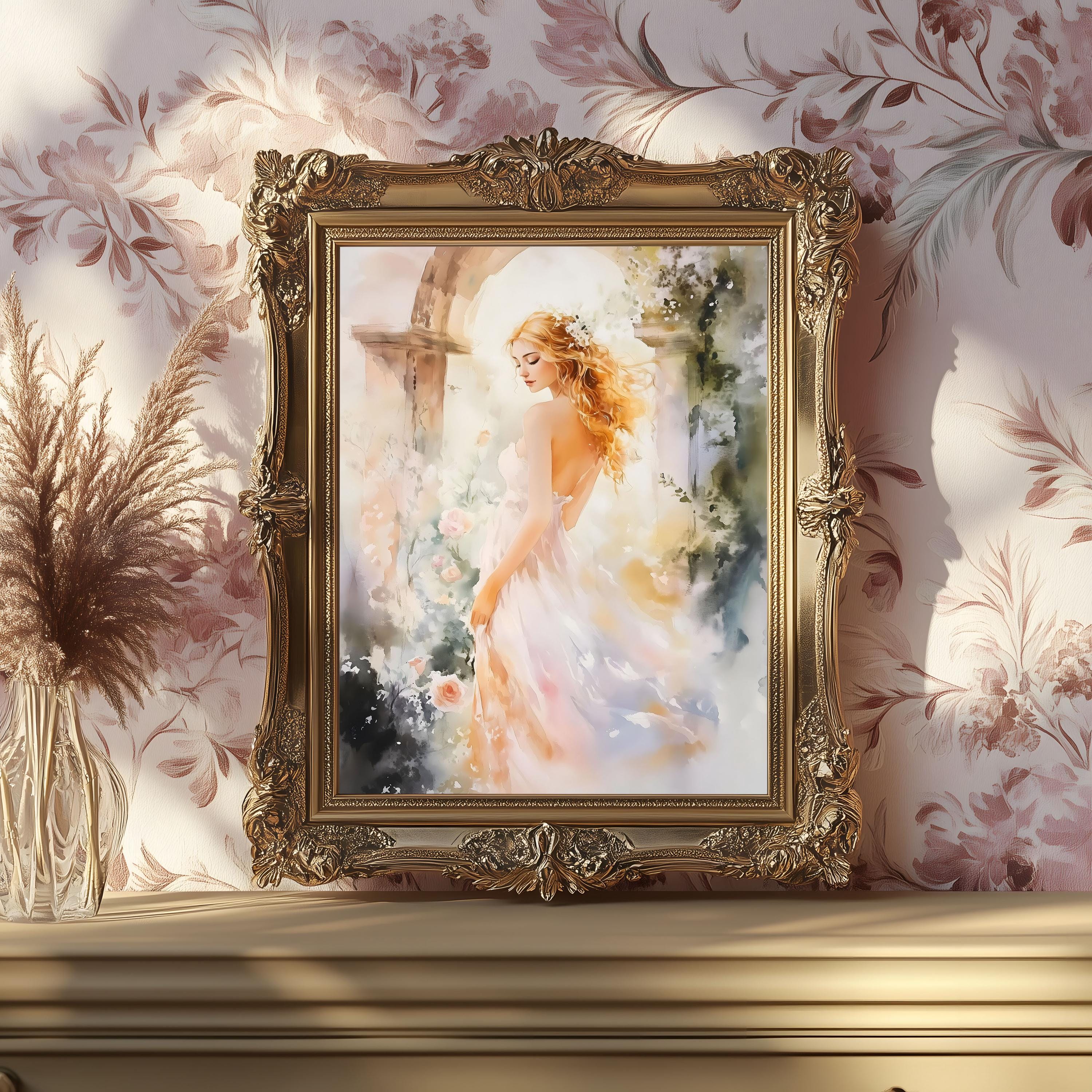 Aphrodite Wall Art, Greek Goddess of Beauty Print, Divine Feminine ...