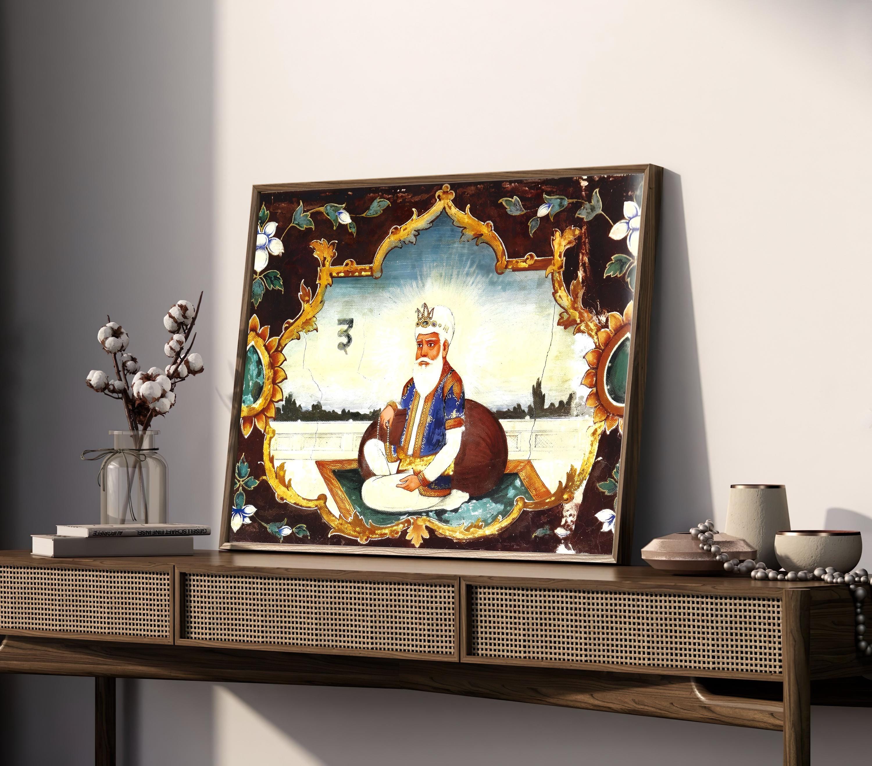 Sikh Art | Guru Amar Das | Third Sikh Guru From 1552 to 1574 | 18th ...