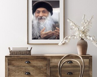 Osho Wall Art, Osho , Osho Picture , Acharya Rajneesh, Spiritual
