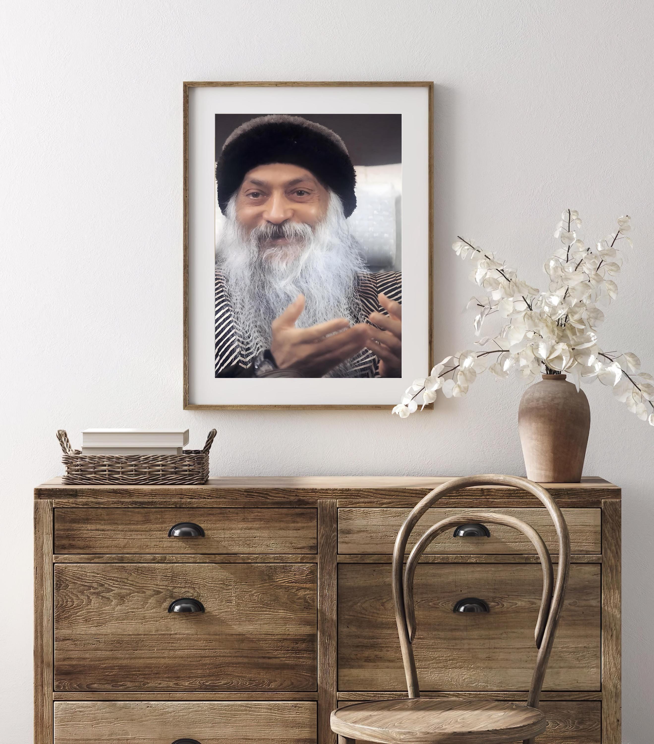 Osho Wall Art, Osho , Osho Picture , Acharya Rajneesh, Spiritual