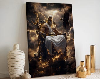 絵画 GOD The Council of the Gods (or Assembly of the Gods): Zeus on Olympus