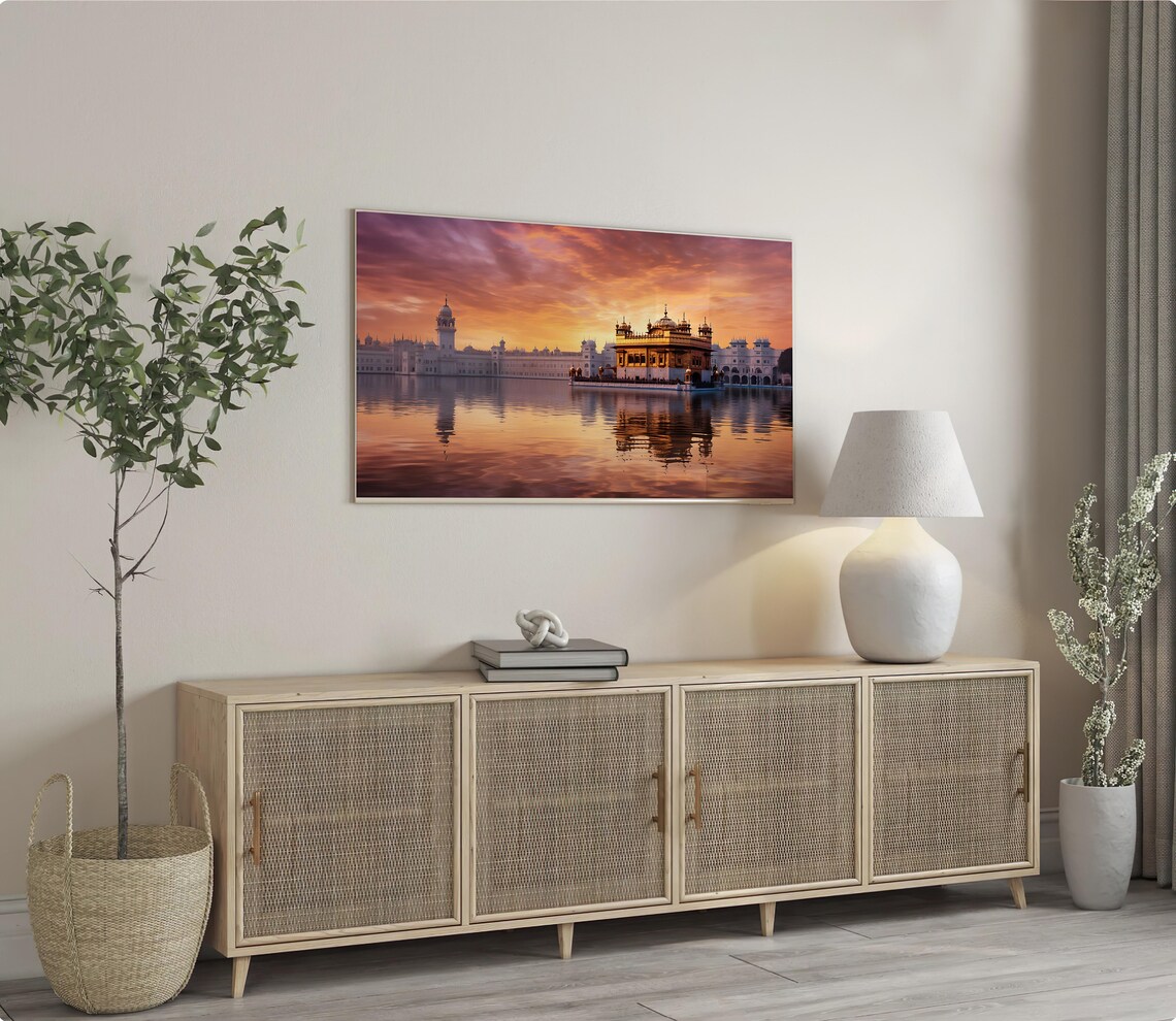 Samsung Frame TV Art, Golden Temple , Sri Harmandir Sahib, Set of 3 ...