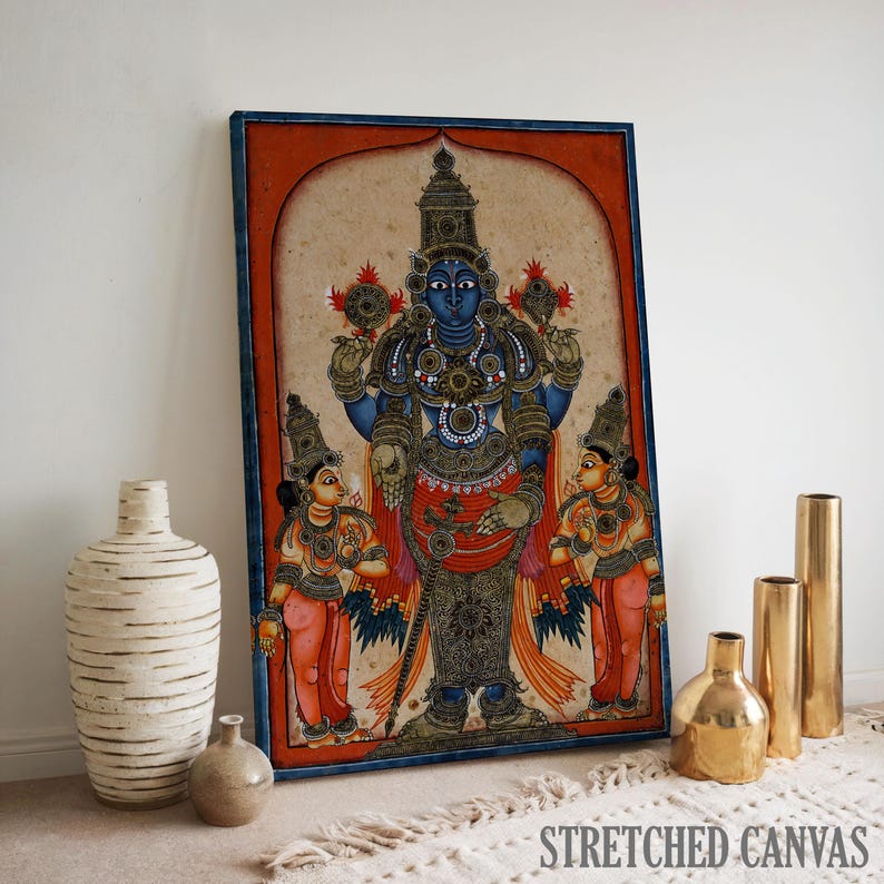Lord Venkateswara Tirupati Balaji | Vishnu Hindu Wall Art ,indian ...