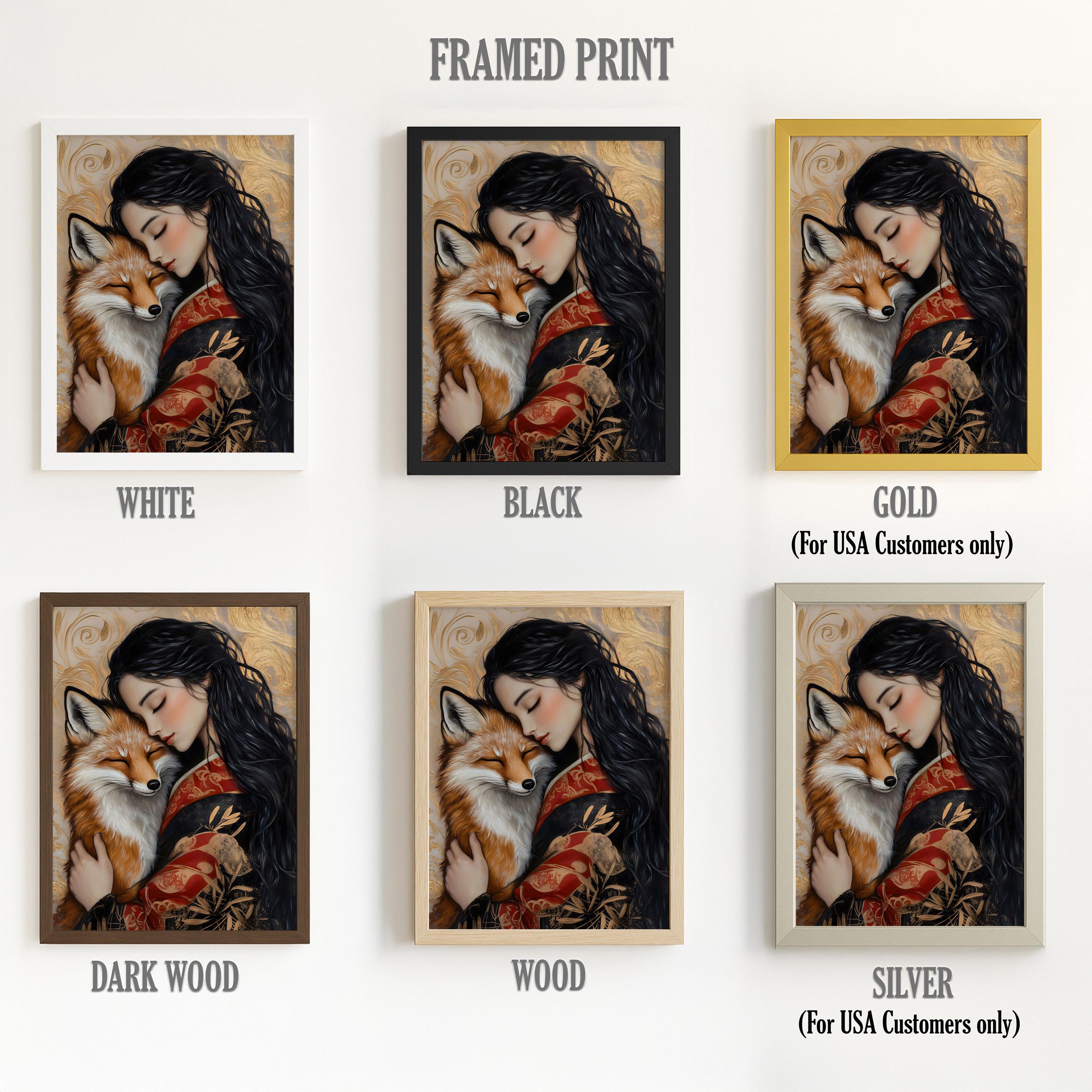 Inari Okami Print, Inari Art, Inari God, Japanese Fox God, Goddess of ...