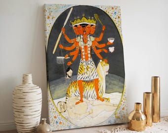 インドの女神の顔の壁飾り il_340x270.7331224549_agos.jpg