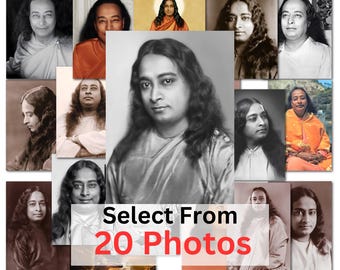 Paramahansa Yogananda Wall Art, Paramahansa Yogananda Poster, Paramahansa Yogananda Canvas, Yogananda Photo, Autobiography of a Yogi