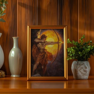 Apollo Wall Art, God of the Sun, Music, Poetry, and Prophecy, Greek ...