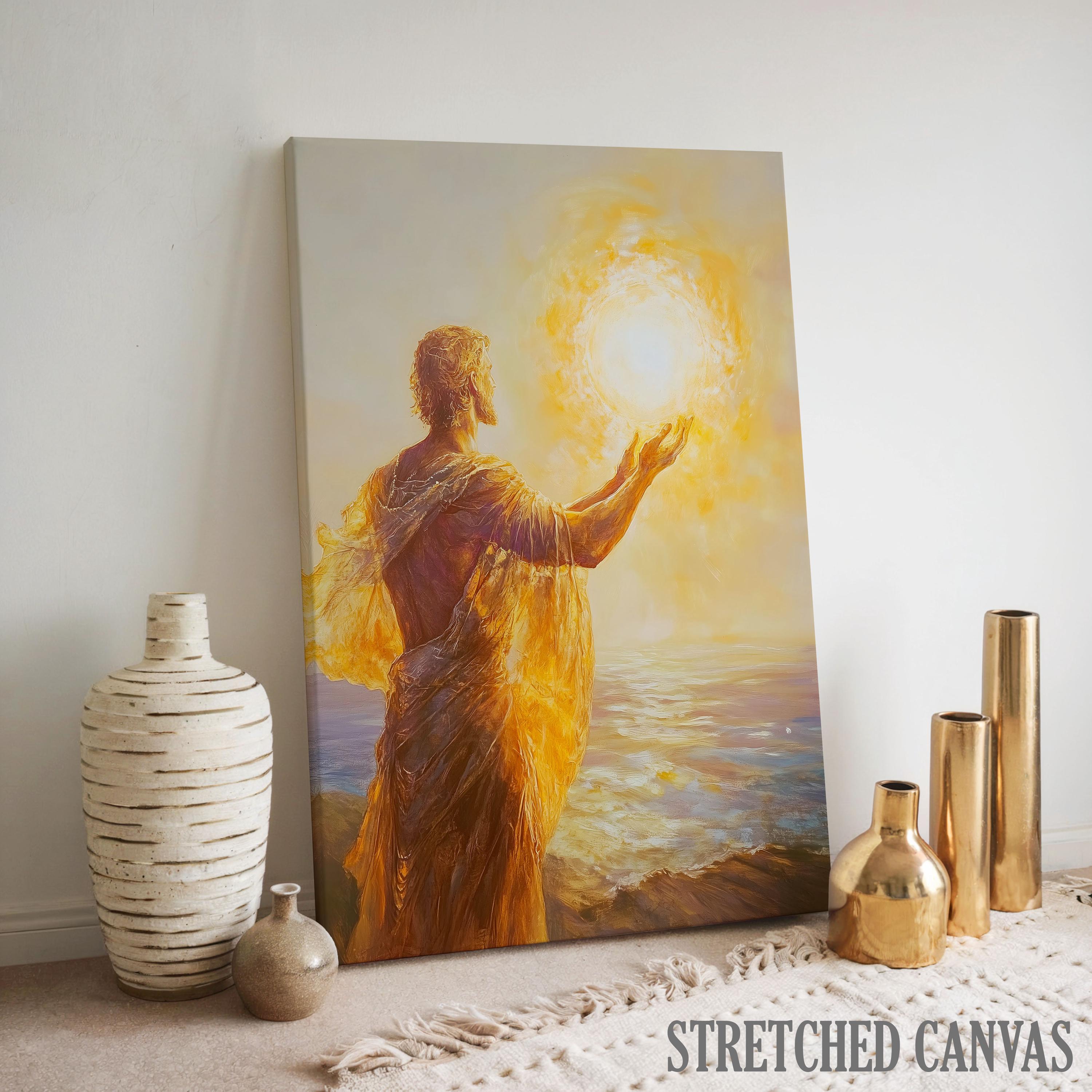 太陽神(Sun god) 油絵 太陽神 SUN GOD by 鈴木掌 | 現代アートの販売・通販 | ArtSticker