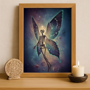 Aztec Wall Art, Itzpapalotl Art, Aztec Obsidian Butterfly Goddess, Aztec Mythology, Mexican Aztec Art, Goddess of Transformation and Death