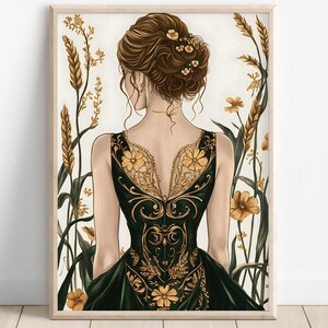 Demeter Wall Art, Greek Goddess of Harvest and Fertility, Greek ...