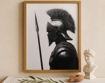 Ares Wall Art, God of War, Greek gods poster, Greek god decor, Greek gods wall art, Greek god Ares art