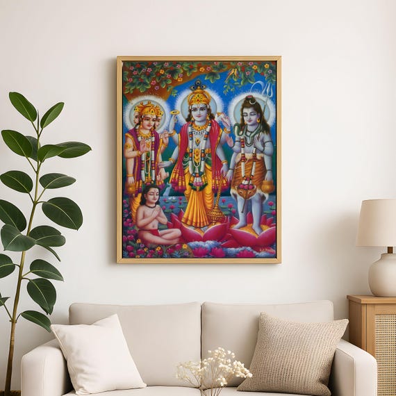 ヴィシュヌ、ブラフマー、シヴァ、聖なる三位一体、ヒンドゥー教の神の