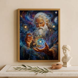 Zeus Wall Art, King of the gods, Greek gods poster, Greek god decor, Greek gods wall art, Greek mythology, Greek god Zeus art