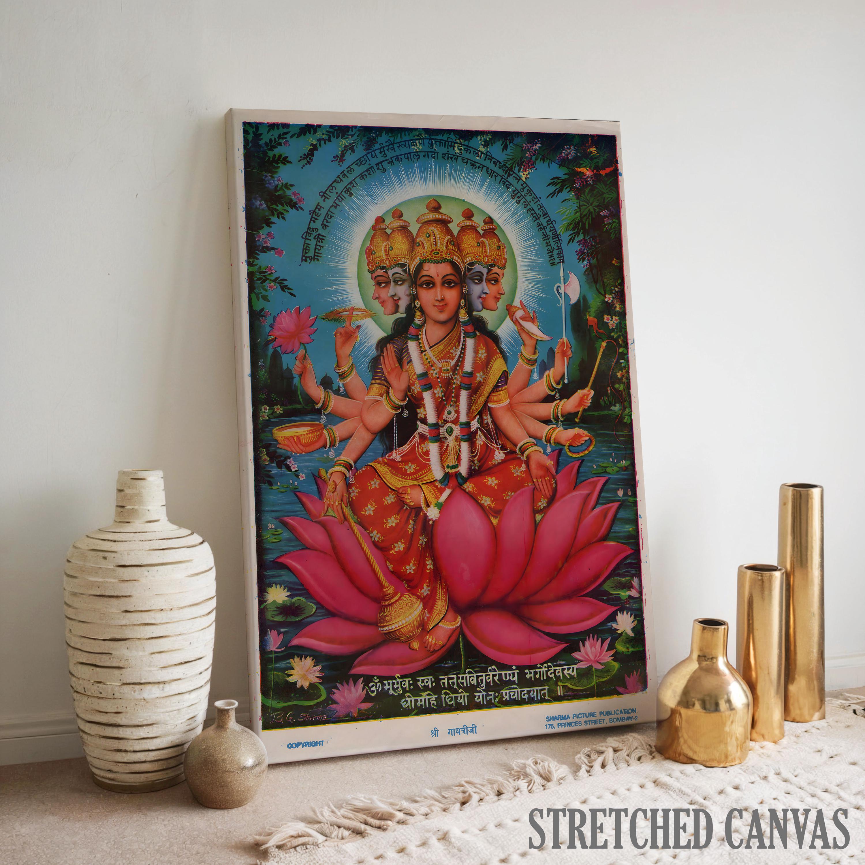 Gayatri Mata, Mother of the Vedas, Saraswati, Savitri, Saraswati