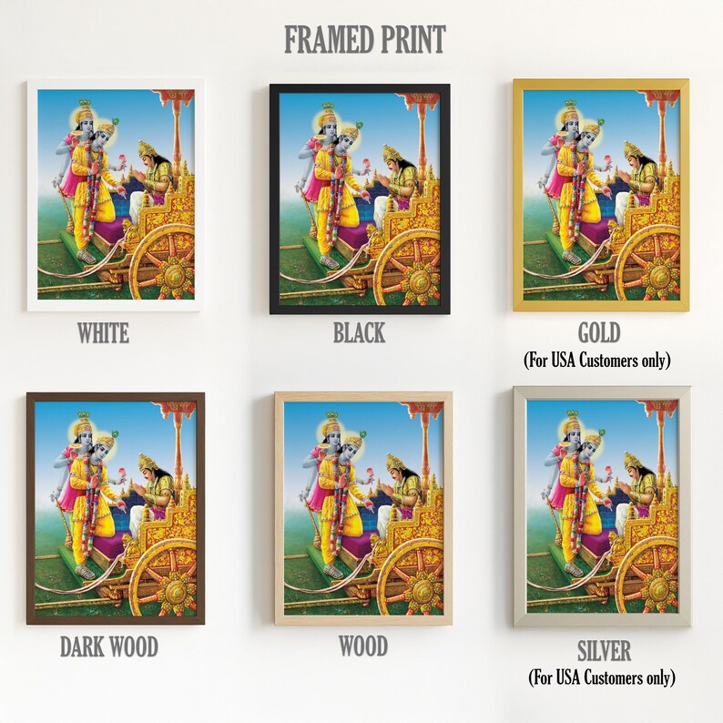 Krishna and Arjun, Mahabharat, Geeta, Geeta Saar, Krishna Painting ...