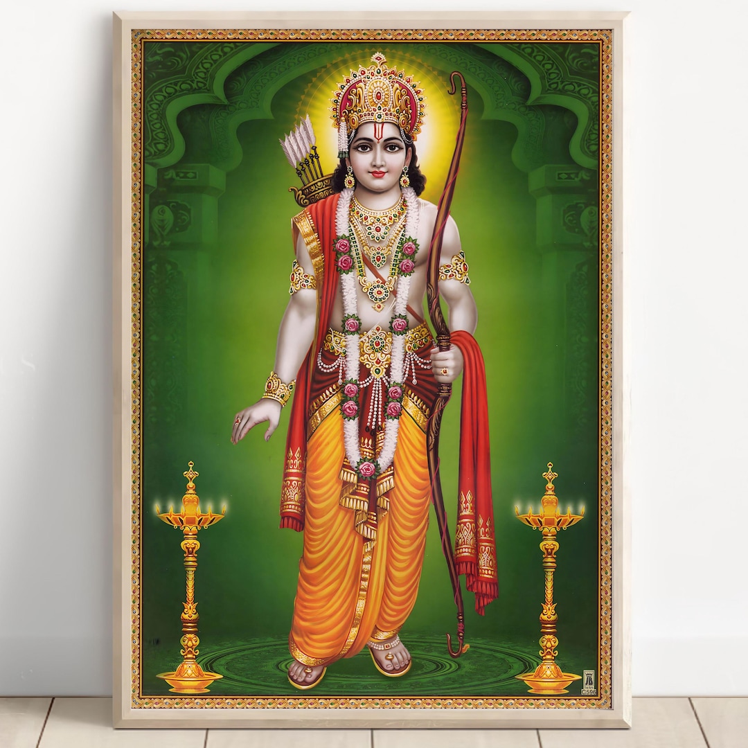 Ram, Rama, Lord Ram, Hindu God, Hindu God Wall Art, Indian God