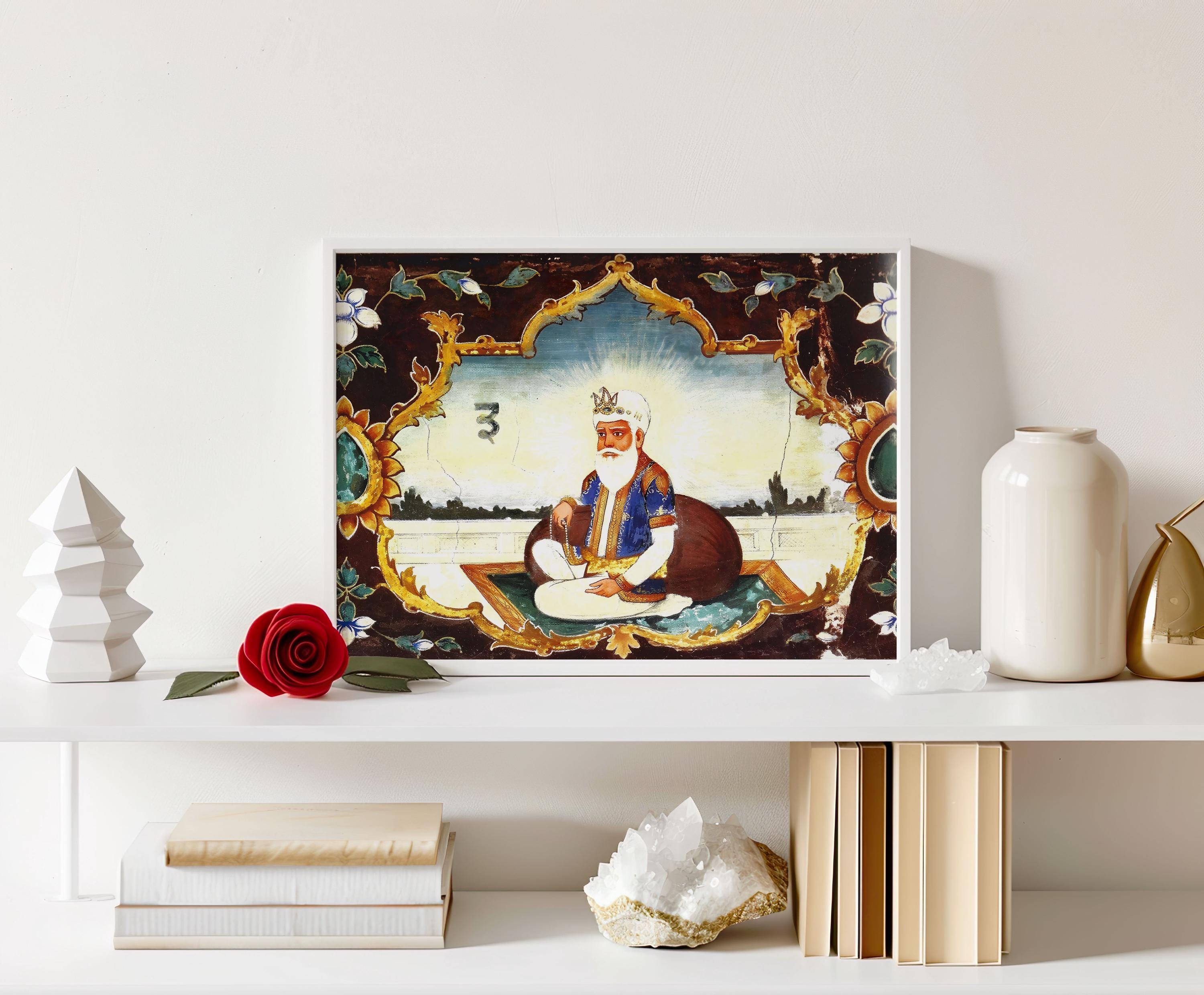 Sikh Art | Guru Amar Das | Third Sikh Guru From 1552 to 1574 | 18th ...