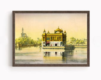 Sikh Art | Sri Harmandir Sahib | Golden Temple | Print | Canvas