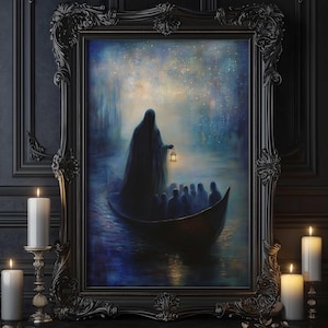 Thanatos Wall Art, God of peaceful death, Greek gods poster, Greek god decor, Greek gods wall art, Greek mythology, Greek god Thanatos art