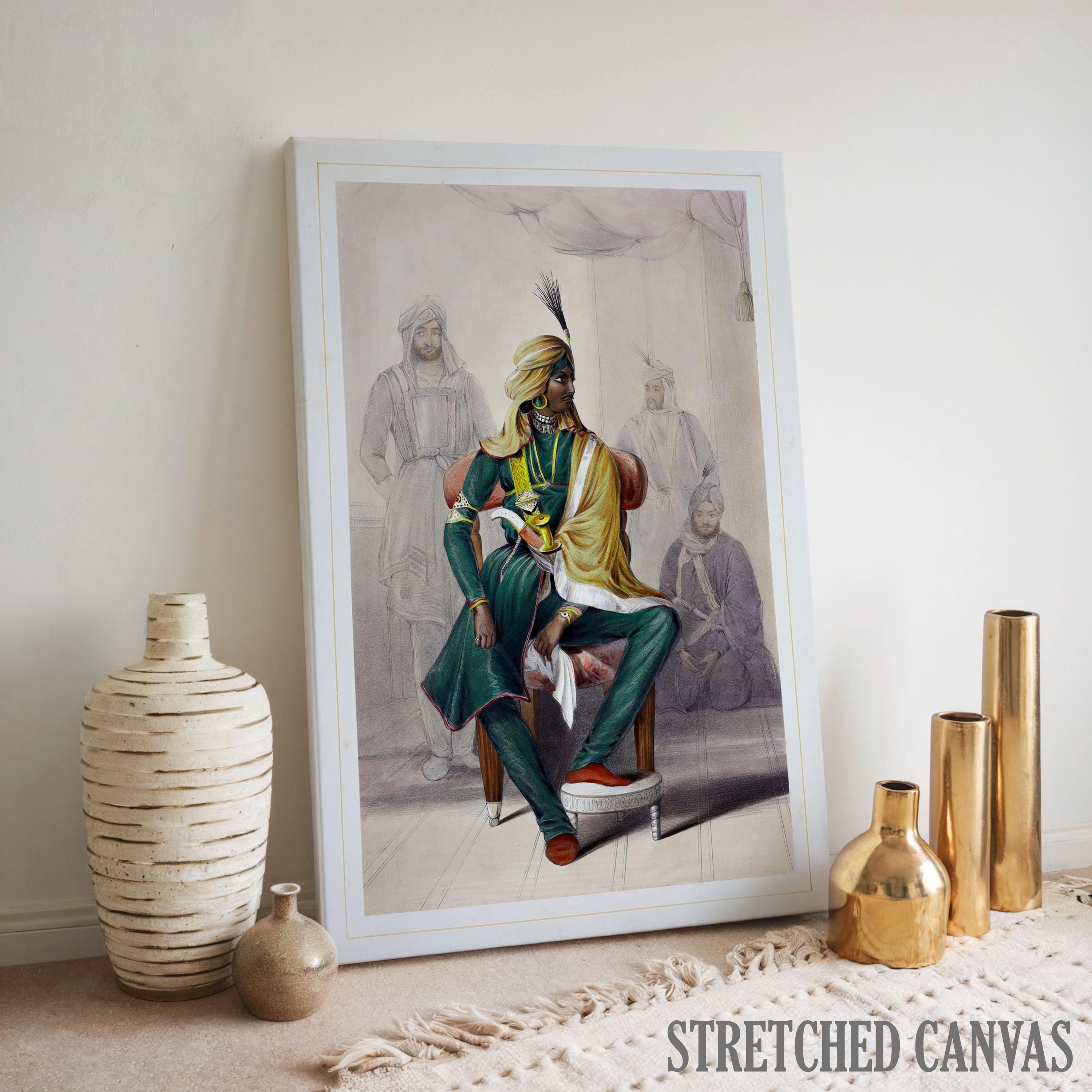 Sikh Art | Raja Heera Singh, Portraits of the Princes A, Emily Eden ...